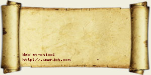 Jasna Jazački vizit kartica